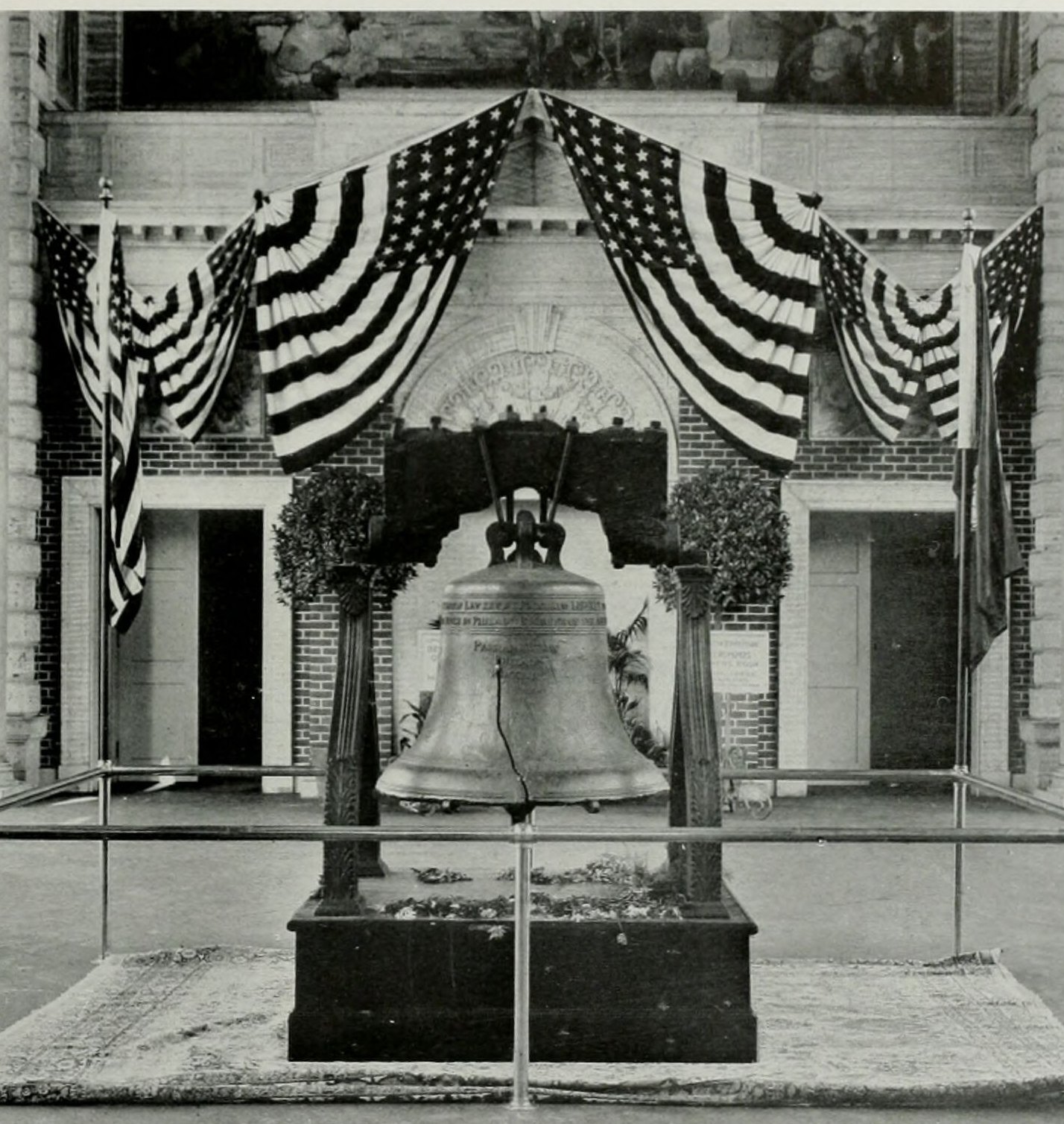 The Liberty Bell in the Pennsylvania building