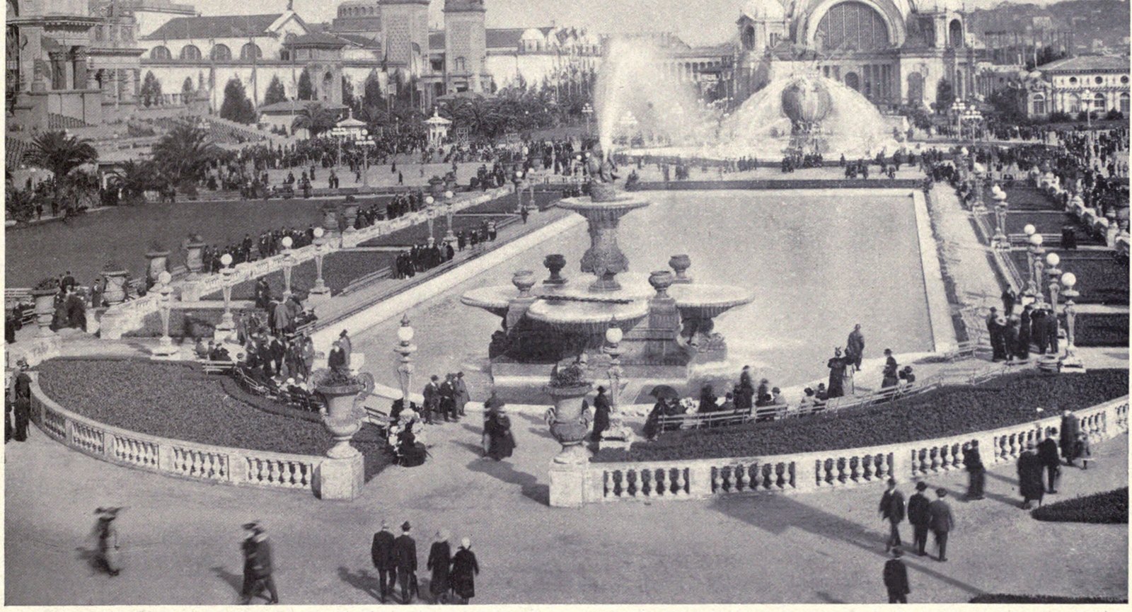 The South Gardens from the Palace of Horticulture