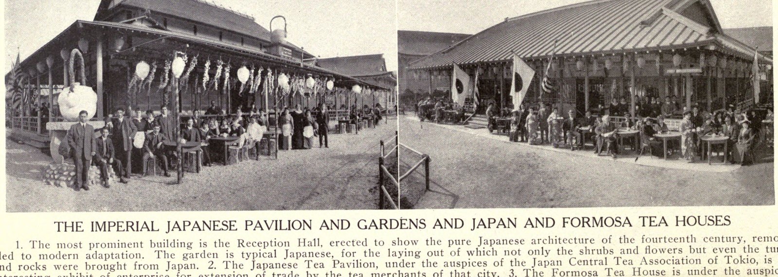 The Imperial Japanese pavilion and gardens