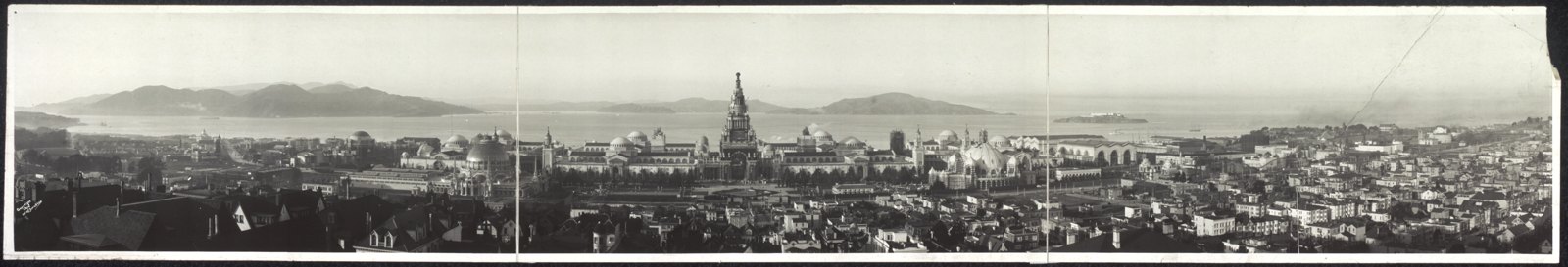 Exposition grounds, three months before opening day